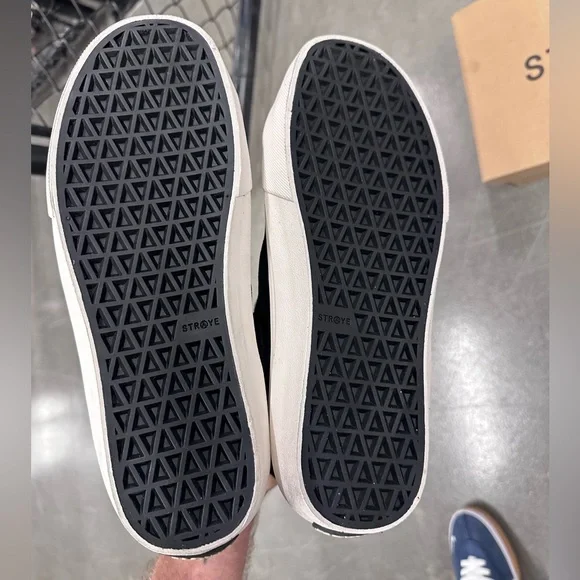 Straye Boo J Venice Black Suede Flame Skate Shoes - Picture 5 of 6